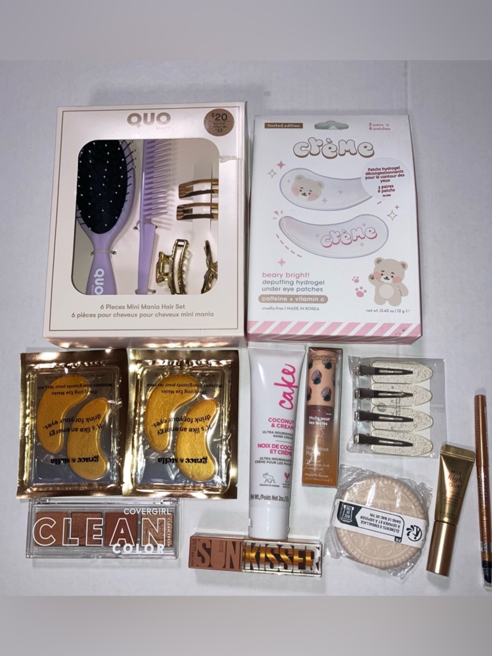 🆕 Quo Mini Mania Hair Set + Assorted Beauty Accessories Beauty Bundle #2